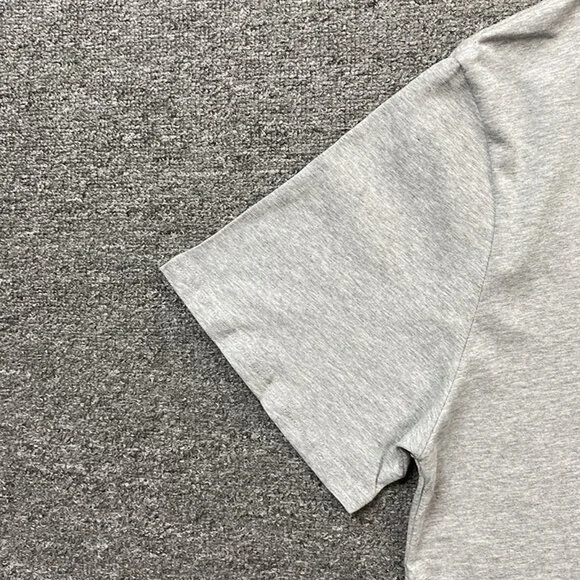 CHOOOSELF Casual Simple Letter Grey T Shirt